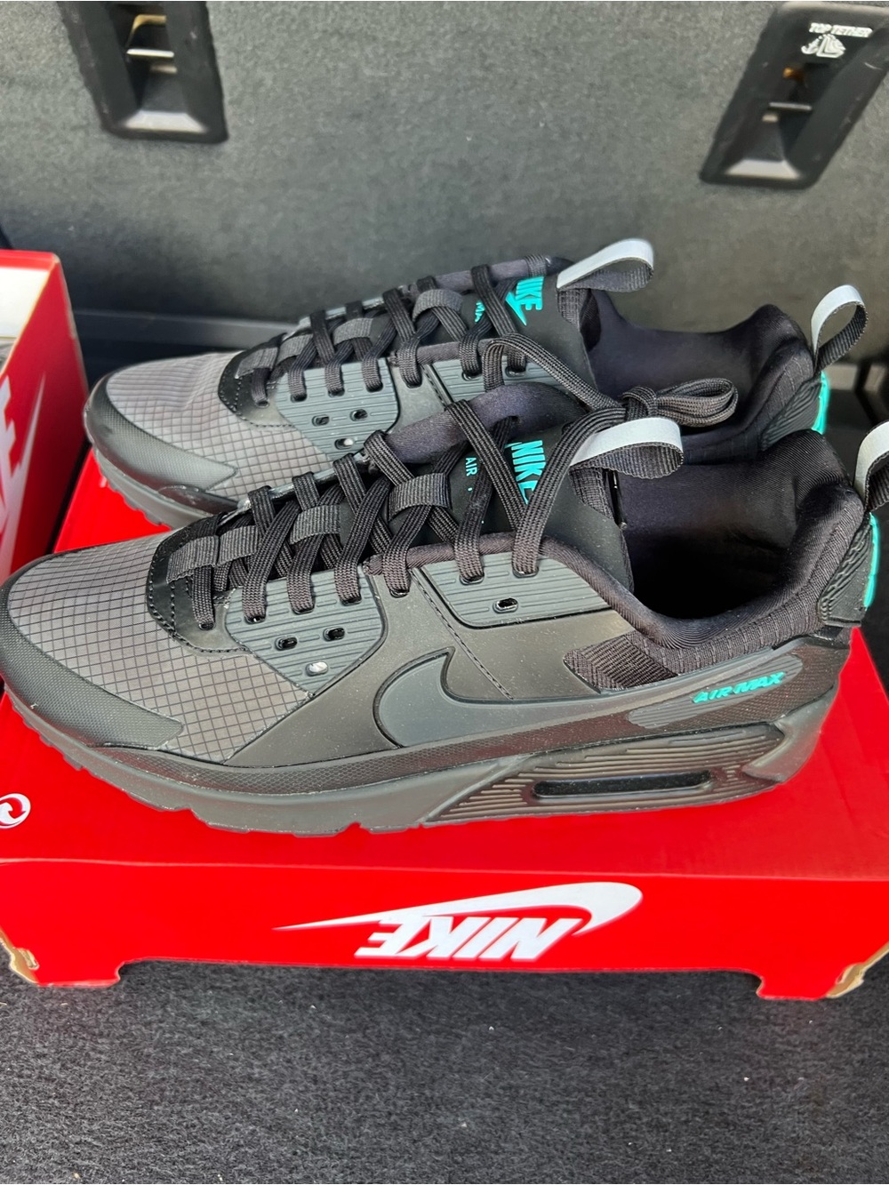 Mens Size 10 - Nike Air Max 90 Drift Black Dusty Cactus IO1908-010 New No Lid!